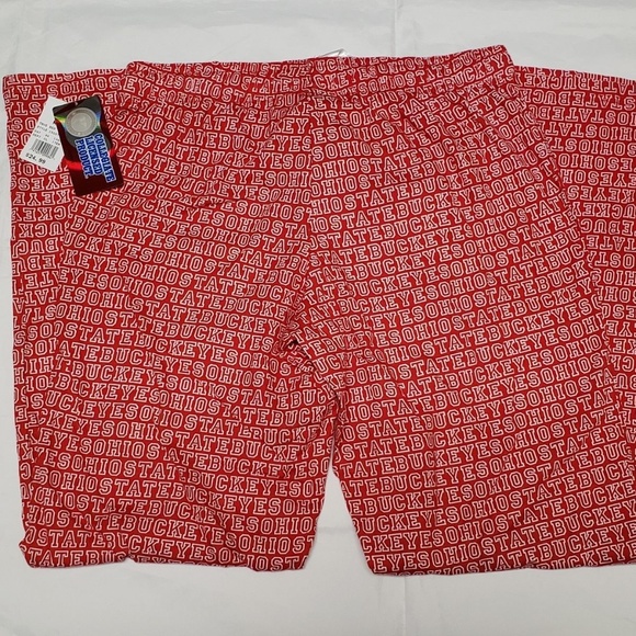 Ohio State Buckeyes Pajama Pants NCAA Football NWT - Picture 1 of 5